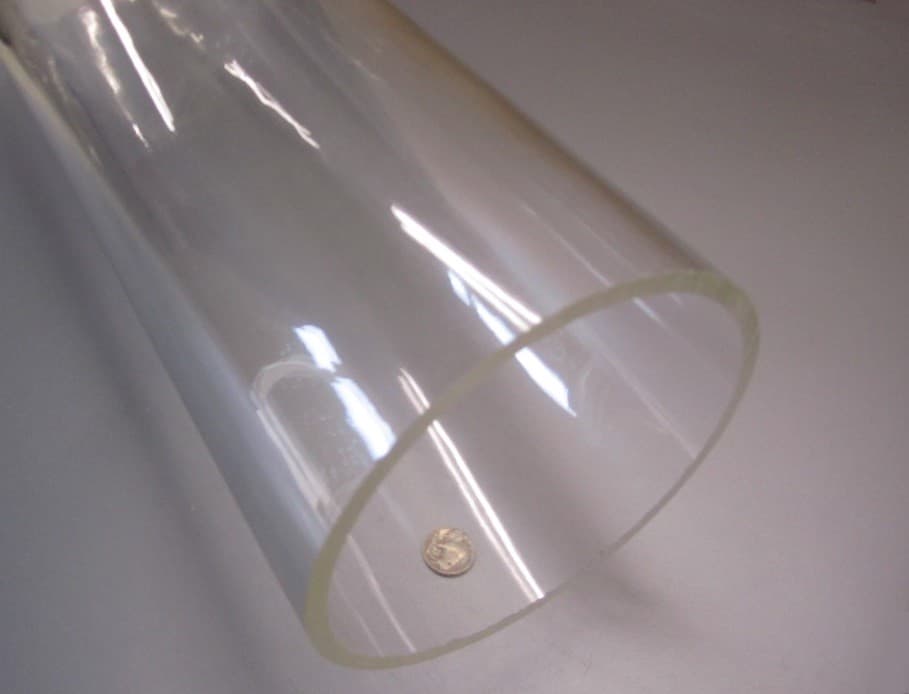 Acrylic Tube Clear Extruded 6.00" OD x 5.50" ID x .250" Wall x 72" Length *D 6