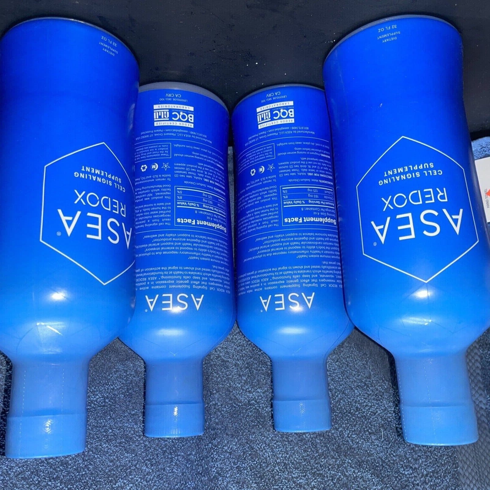 ASEA Water Redox Cell Signaling Supplement 4 32oz Bottles Sealed New, EXP: 12/25 3