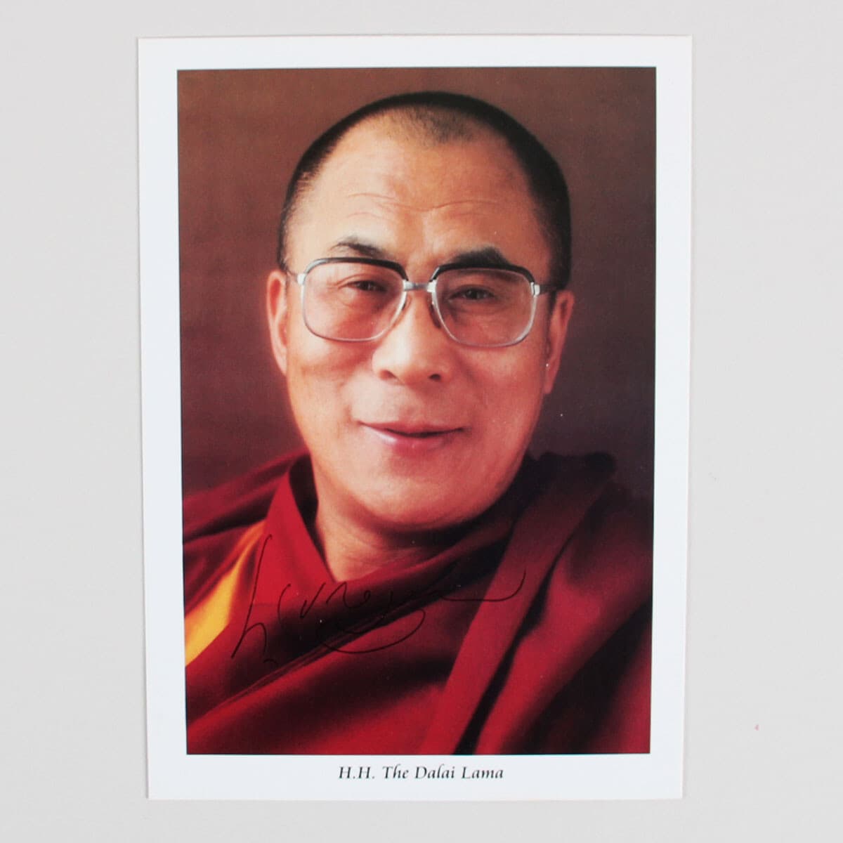 Dalai Lama Signed Photo 5x7 - COA JSA
