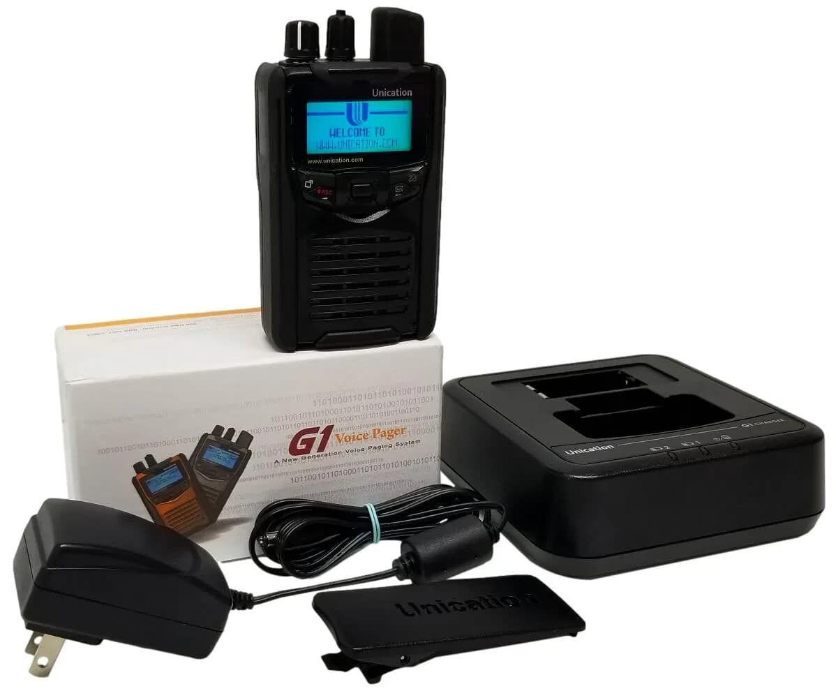 Unication G1 VHF Submersible Bluetooth Stored Voice Pager 148-164 AG185BX1 3