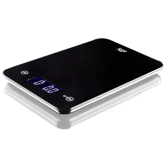 SAGA Digital Kitchen Scale Touch Glass 11lb 5kg / 5000g X 1g oz Diet Food Postal 3