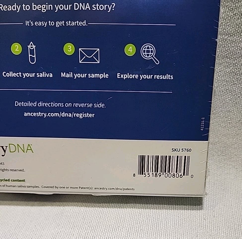 Ancestry DNA + TRAITS Genetic Test Kit: Complete DNA Activation Kit NEW/SEALED 5