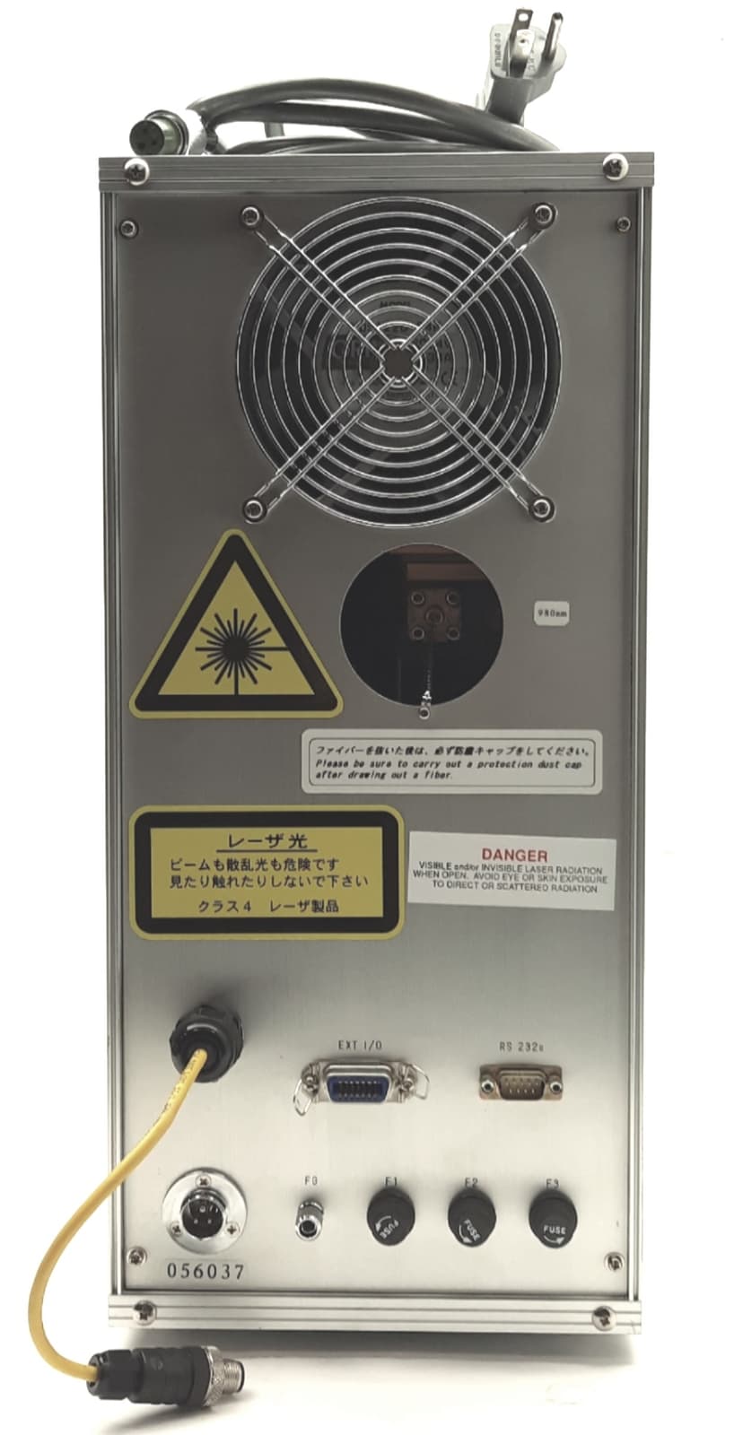 APOLLO SEIKO Soldering Fiber Diode LASER, 30W, 980nm, SMA905, 214Hrs, 120VAC 5