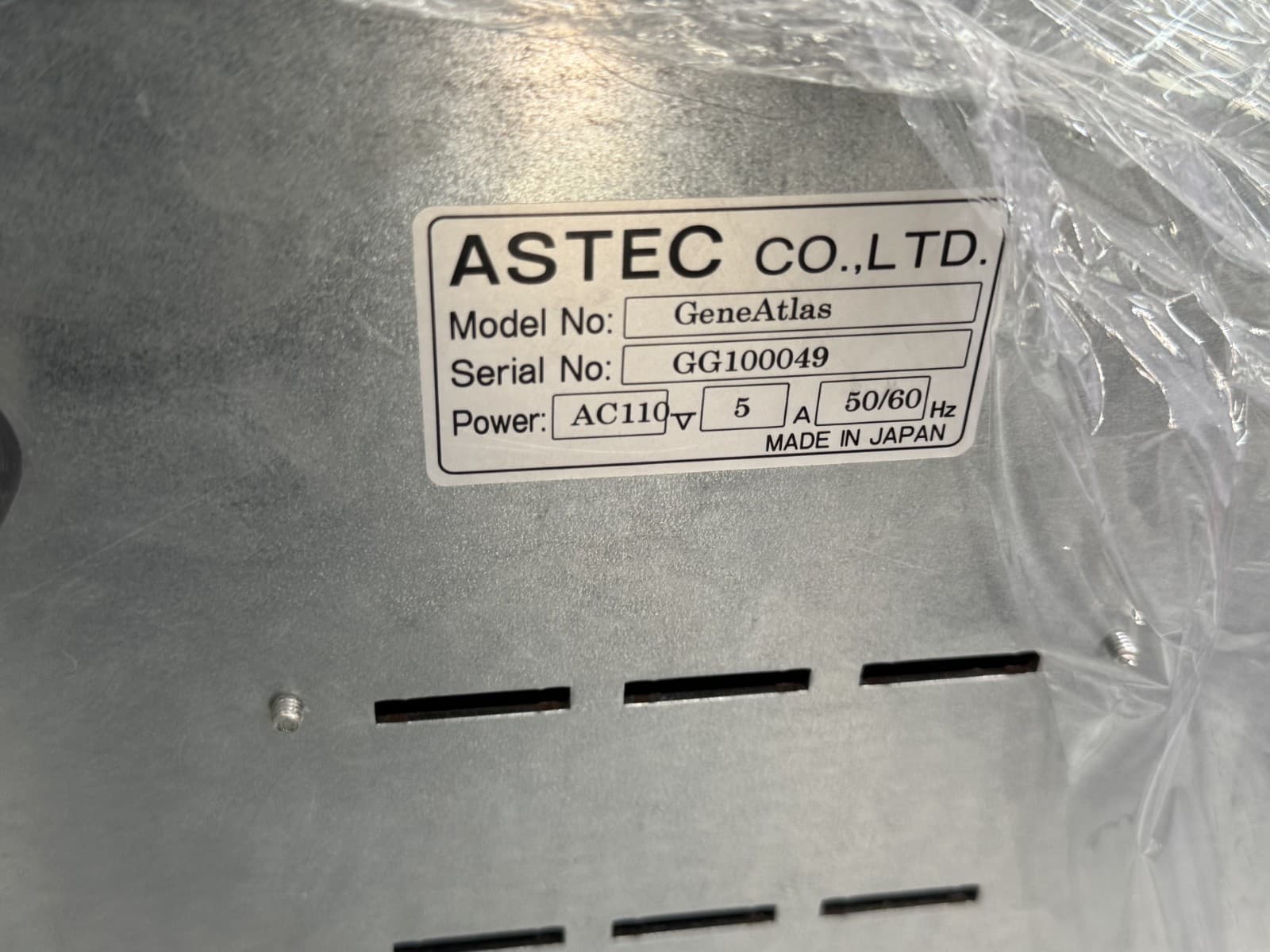 ASTEL Thermal Cycler GeneAtlas 6