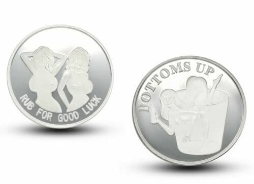 8x Heads I get Tail Tails I get Head Silver Challenge Coins Lucky Gifts 3