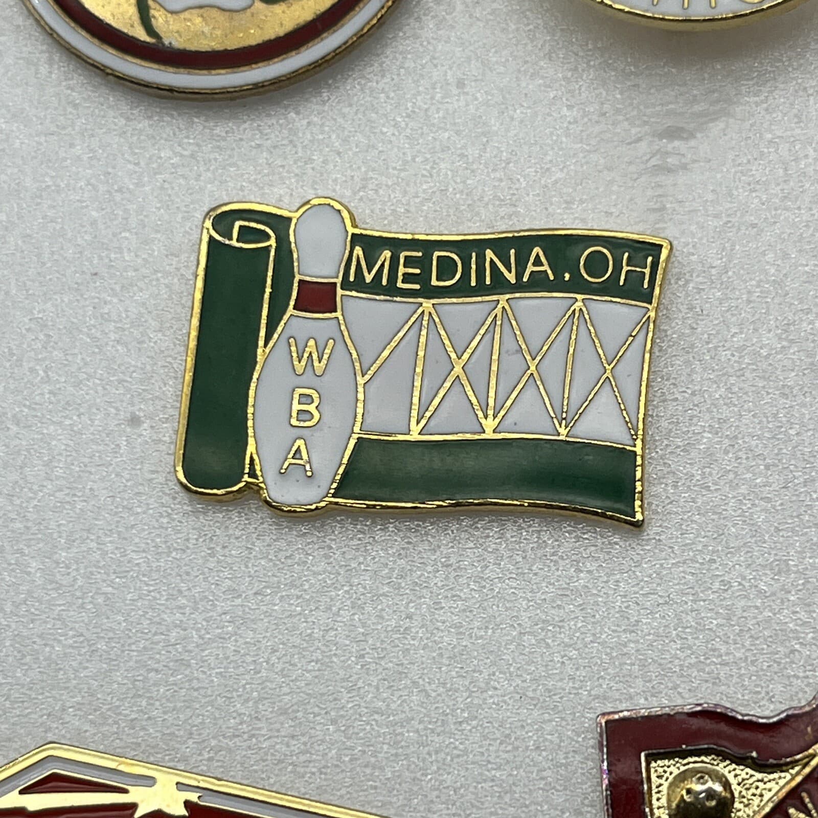 OHIO WBA Bowling Pin Lot Of 5 Vintage Women's Bowling Association 4