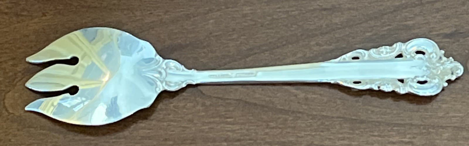 WALLACE GRANDE BAROQUE STERLING SILVER ICE CREAM SPOON FORK SPORK 4