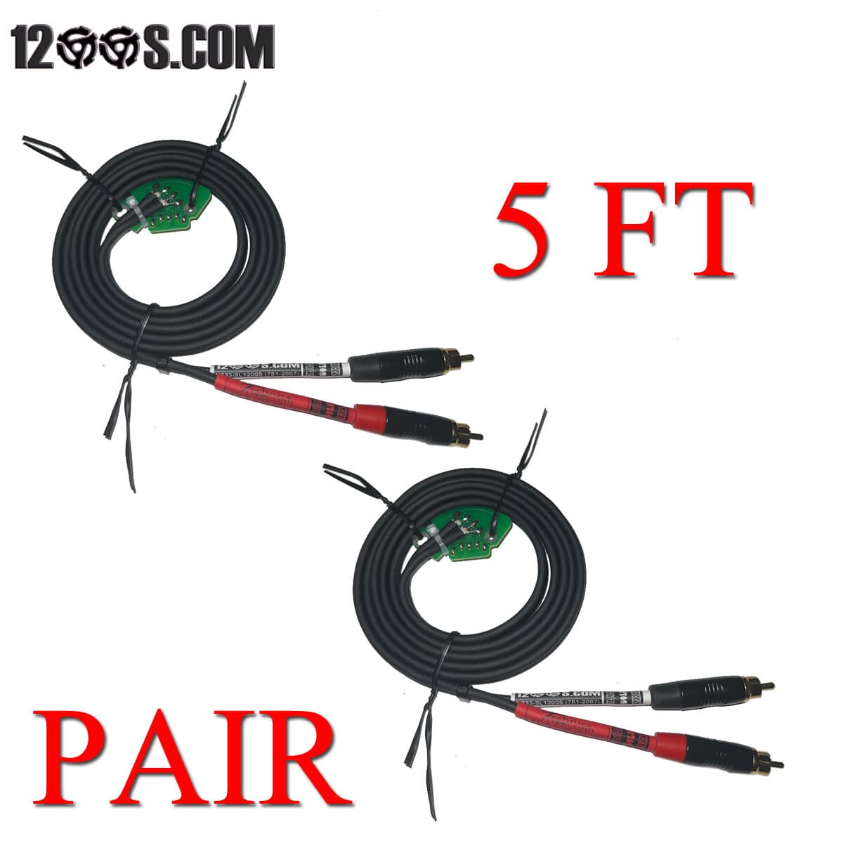 TECHNICS SL-1200 RCA PCB / SL-1210 RCA PCB PC BOARD W/ INTERNAL GROUND GOLD TIP