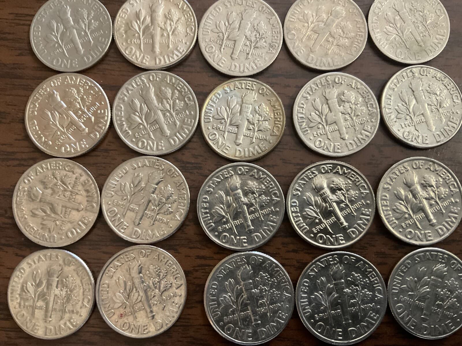 COMPLETE  Set  Roosevelt Dimes 1964 - 2025  in Tubes,  COMPLETE P&D SET 5