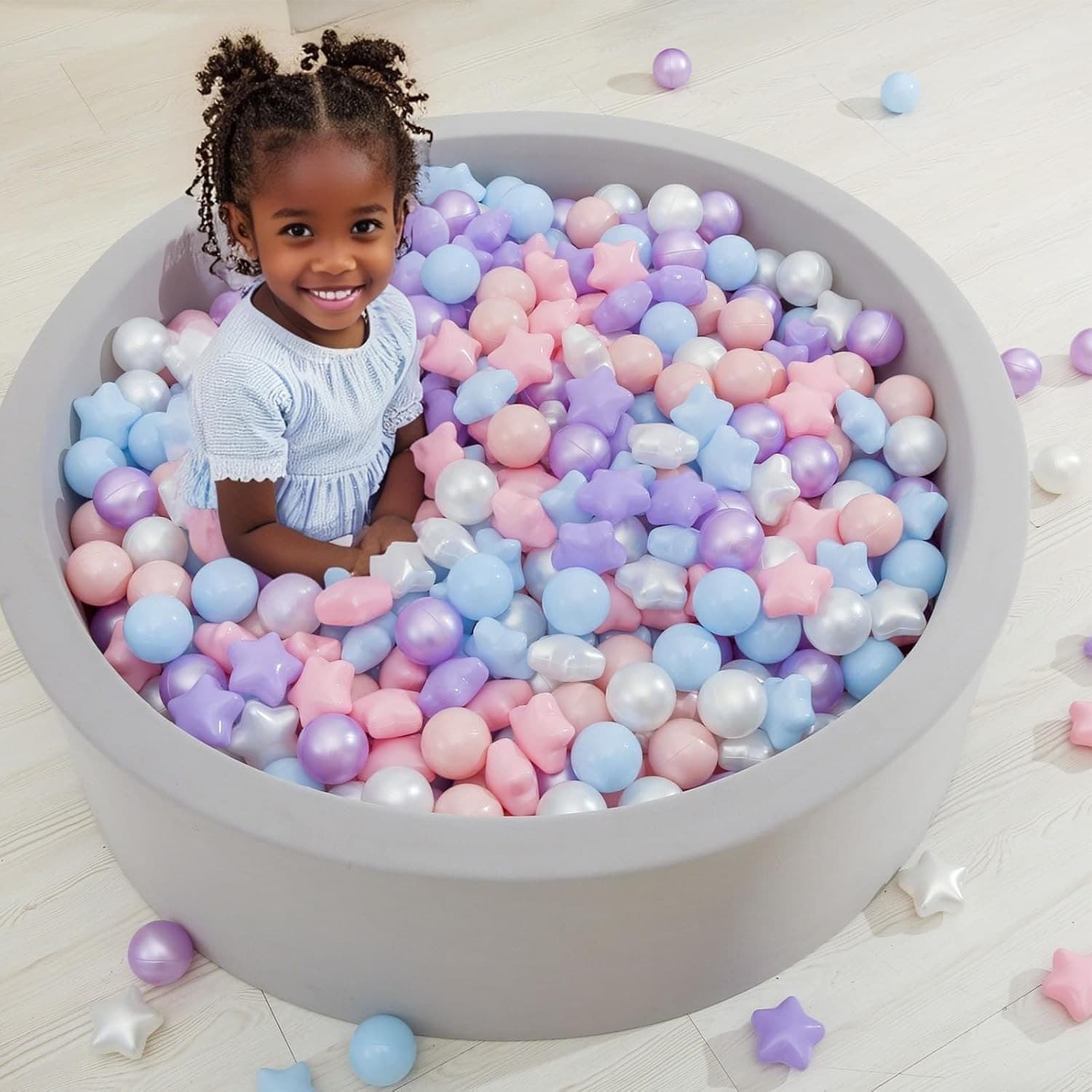 GOGOSO Ball Pit Balls for Toddlers Phthalate-Free BPA-Free Non-Toxic Crush Proof 4