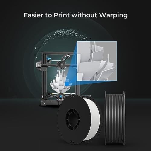 2 Pack Creality PLA Filament 1.75mm Ender PLA 3D Printer Filament for Ender 3 V2 4