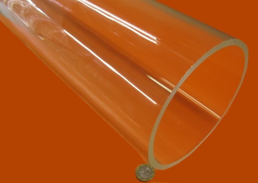 Acrylic Tube Clear Extruded 6.00" OD x 5.50" ID x .250" Wall x 72" Length *D 3