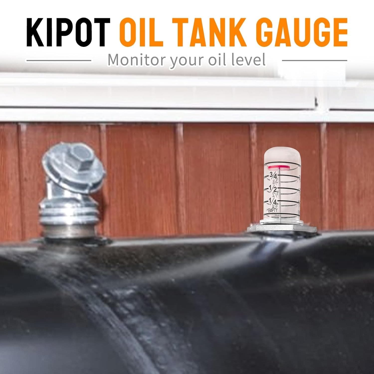 Fuel Level Gauge Fit for 275, 330 Vertical Oil Tank for 1 1/2”, 2” Hole 4