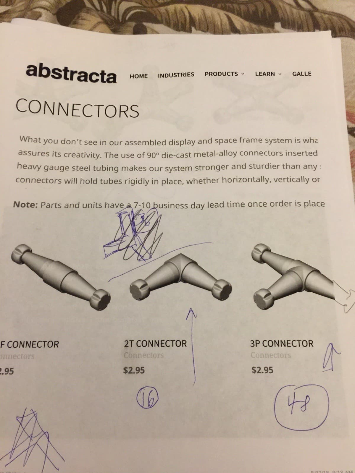 ABSTRACTA shelving system tubes & connectors, create retro designer displays 3