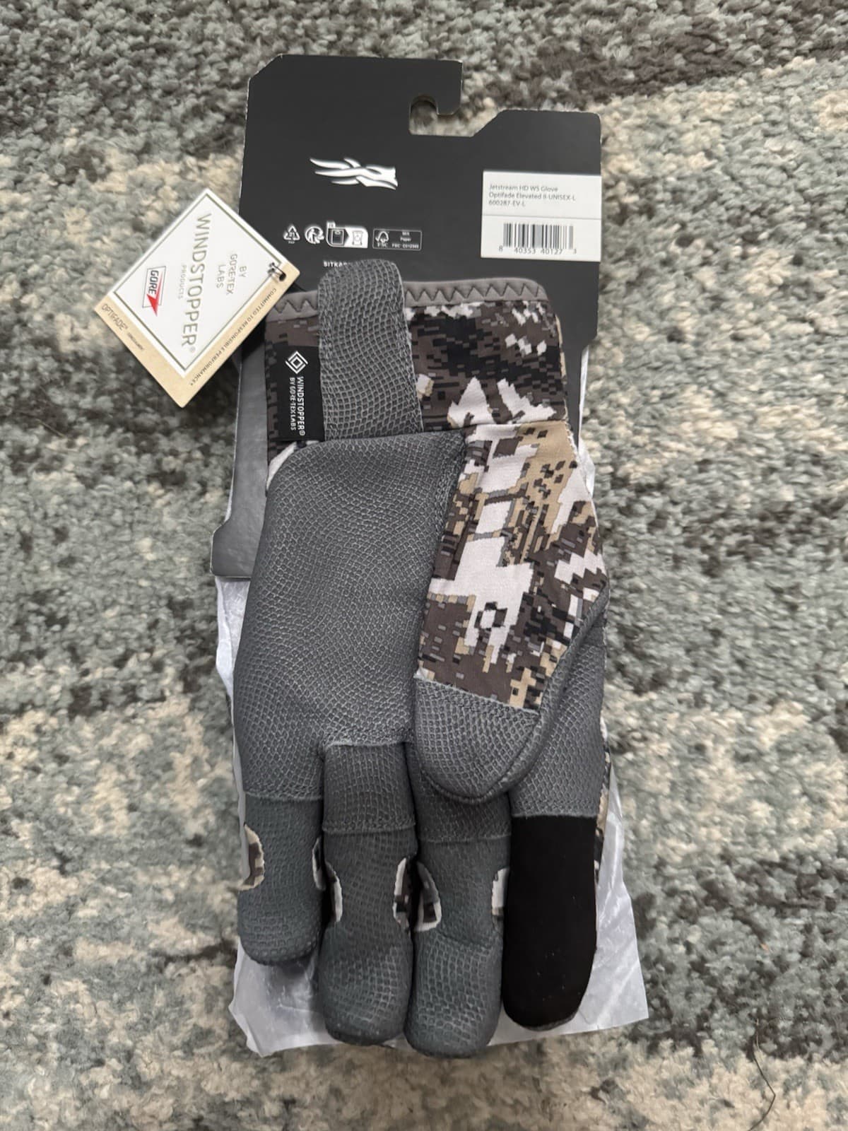 Sitka Jetstream Glove Optifade Elevated II Size Large 3