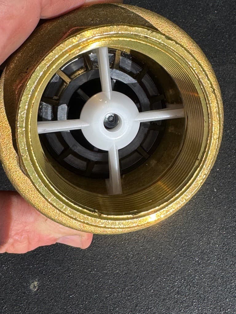 EUROBLOCK 100002 Brass Threaded 2in Npt Check Valve, NEW 2