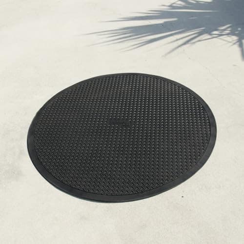  Circular Rubber Mat - 48” Diameter  4