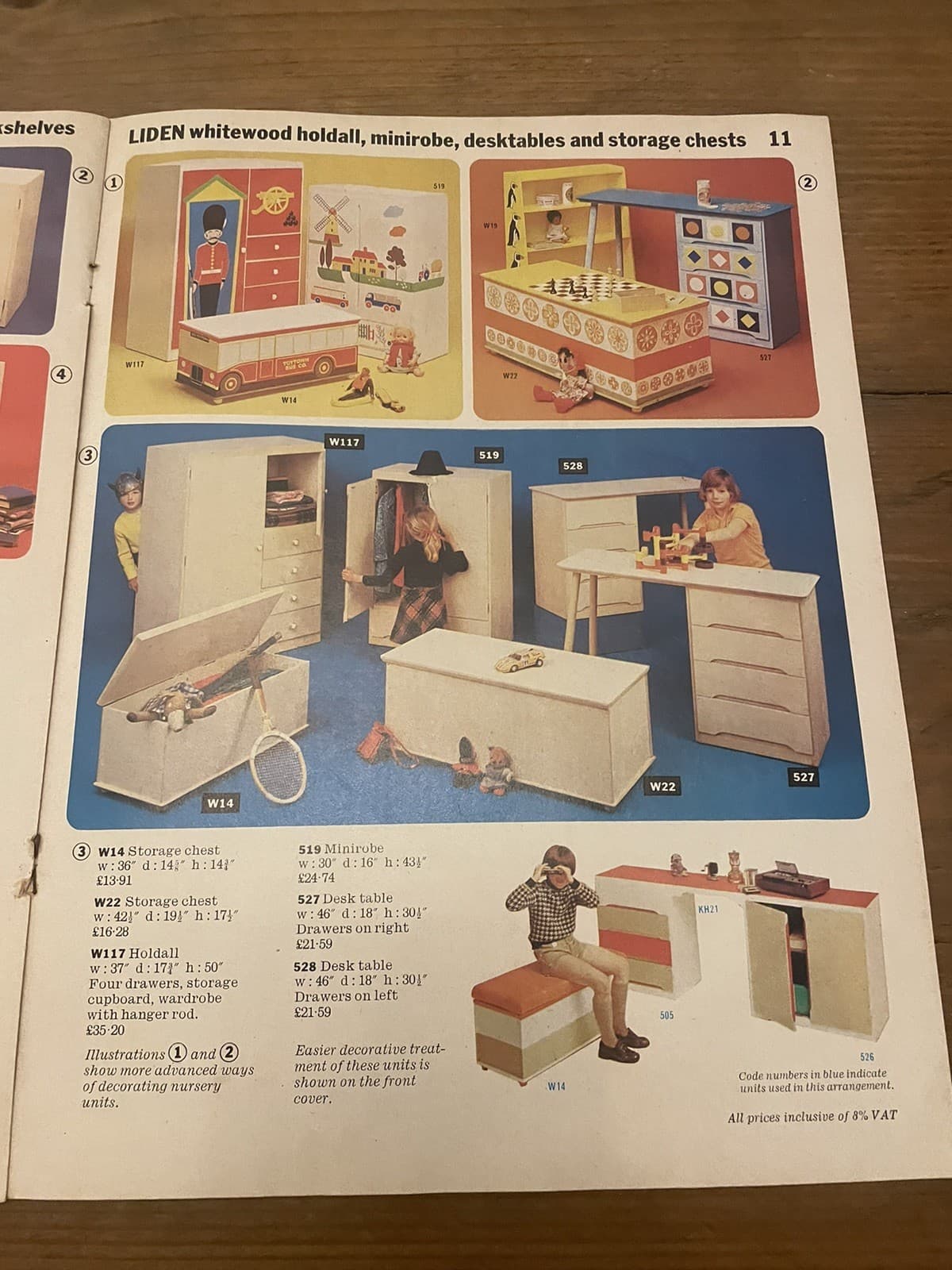 THE LIDEN CATALOGUE - Whitewood Furniture For Colourful Homes August 1974 1970s 5