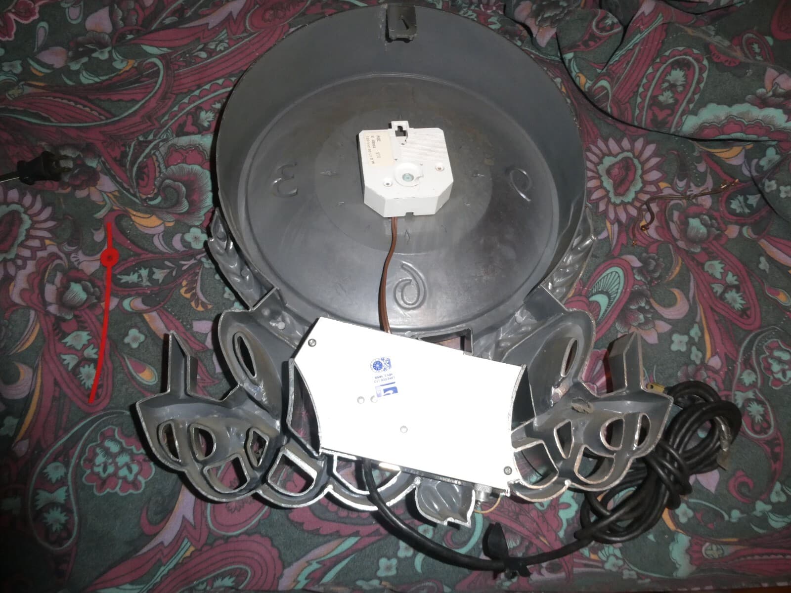 1979 Schlitz Beer Advertising Wall Clock – Lighted Bar Sign with Cord Vtg 4