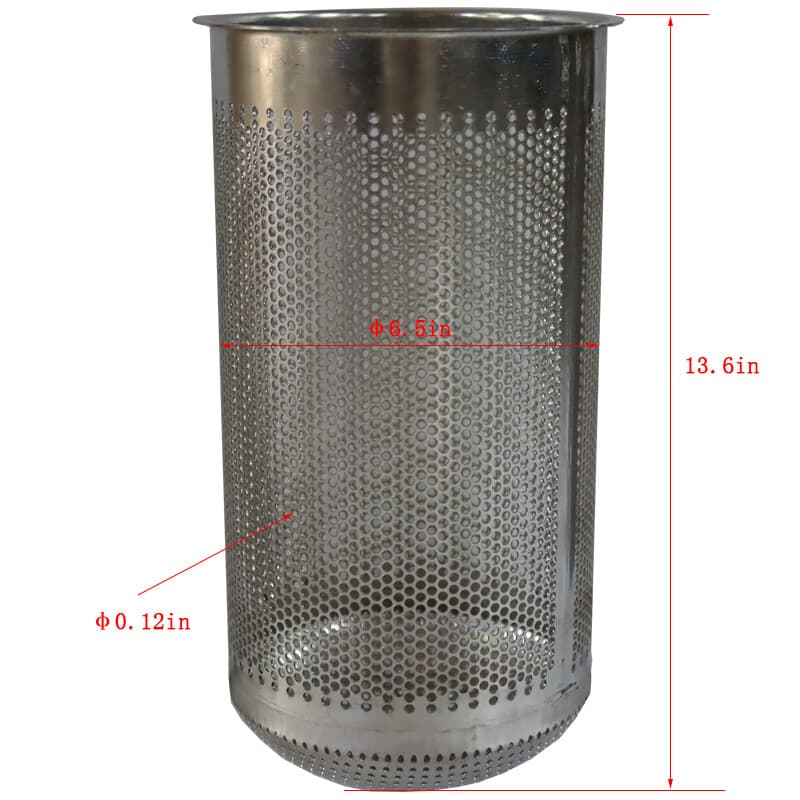 2" NPT #1 Bag Filter Stainless Steel Fluid Filtration Systerm 120psi 3mm Screen 4