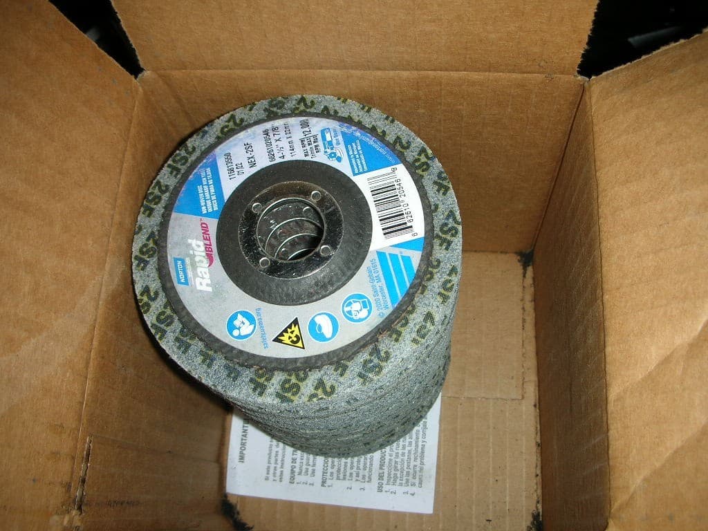 Norton 66261020546 Rapid Blend Deburring Depressed Center Type 27, 4-1/2 In Disc 2