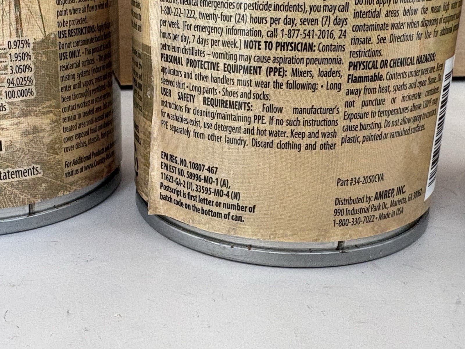 Lot of 3 Country Vet Metered Refill Fly Spray 6.4 oz Barn Insecticide 3