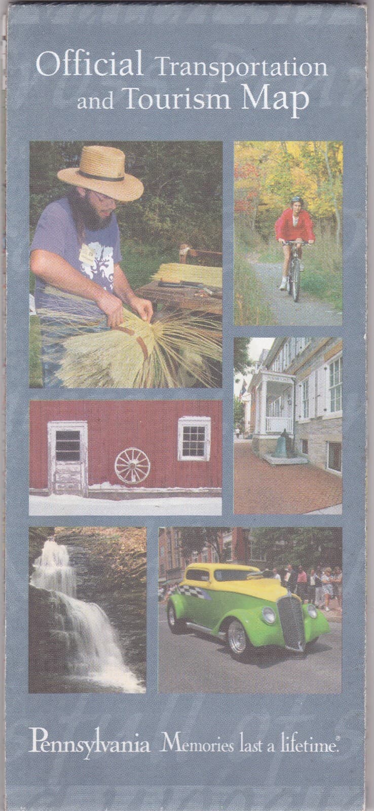 2000 Official State Issue Road Map Of Pennsylvania