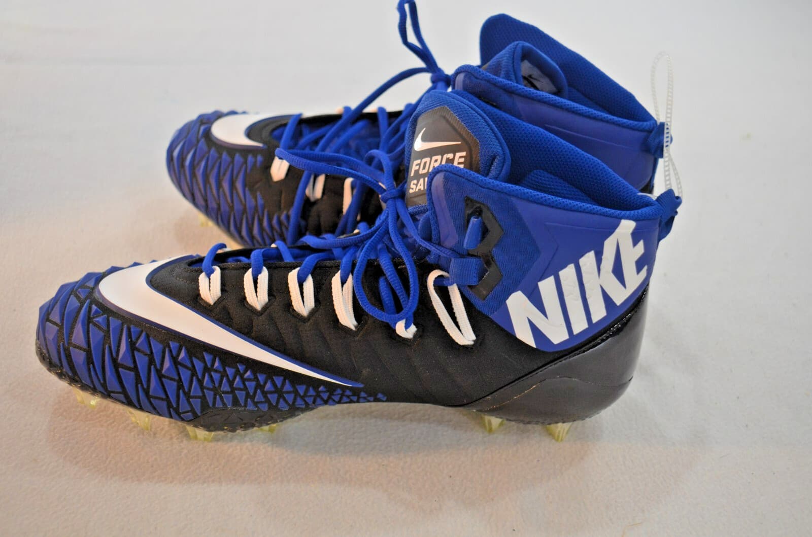 Nike Force Savage Men Cleats Size 16 AJ6605-009 Blue Black And White New 5