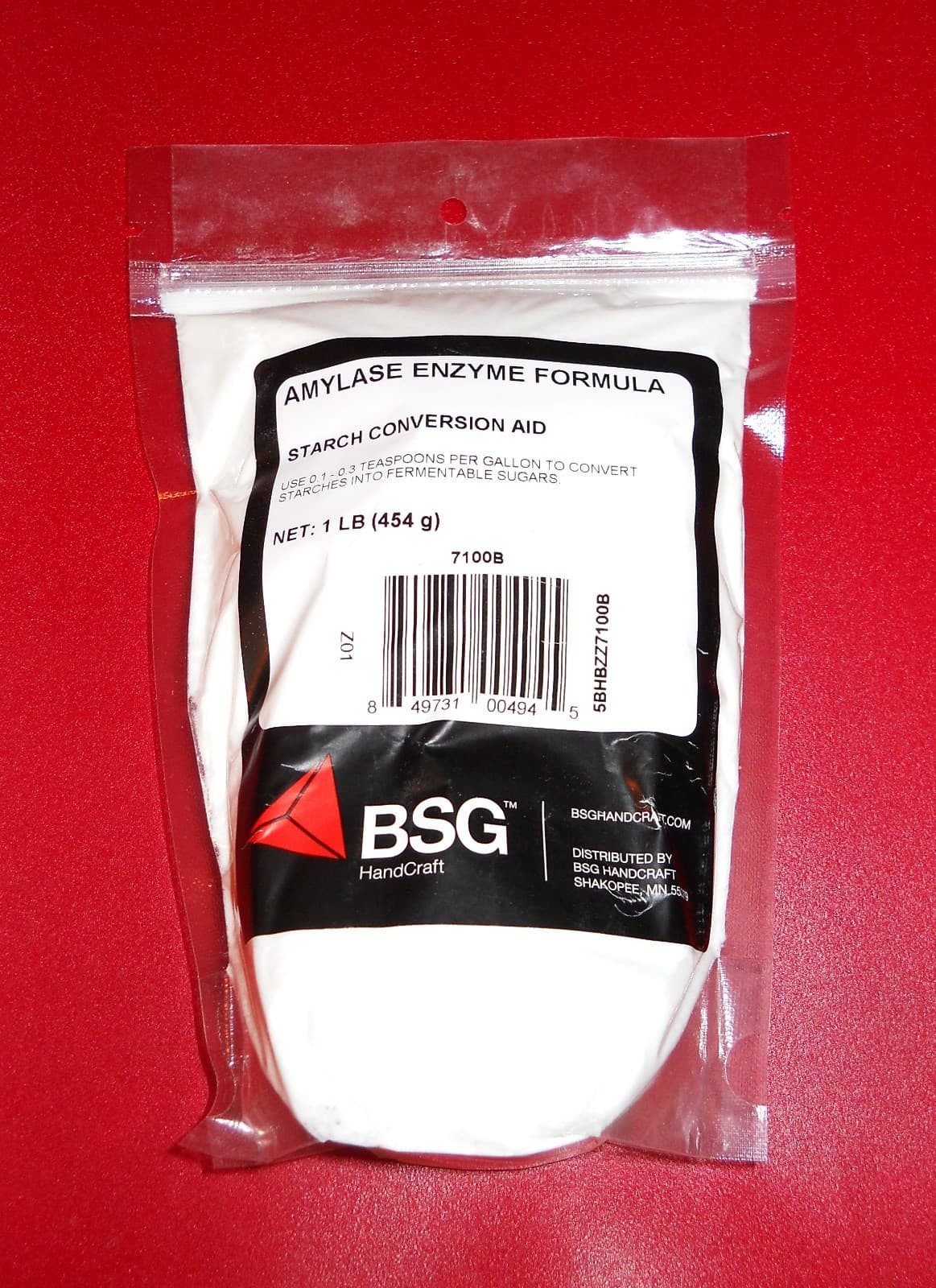 AMYLASE ENZYME 1 LB FOR DISTILLERS MOONSHINERS AND HOME BREWING LIGHT BEERS 2