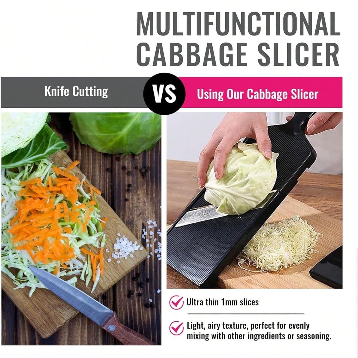 Cabbage Grater, Cabbage Scraper, Multi-purpose Vegetable Shredding 4