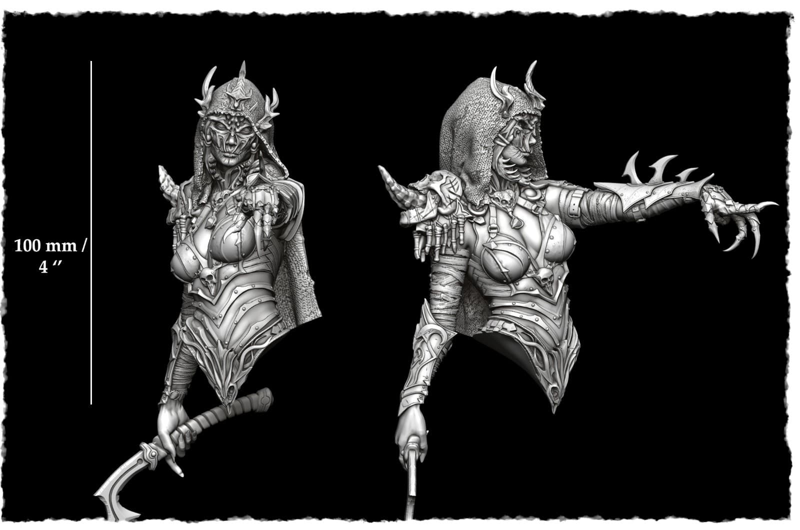Stygian Realms - Seraphine, The Wra... | Sculptorium | 3D Print | Diorama 6