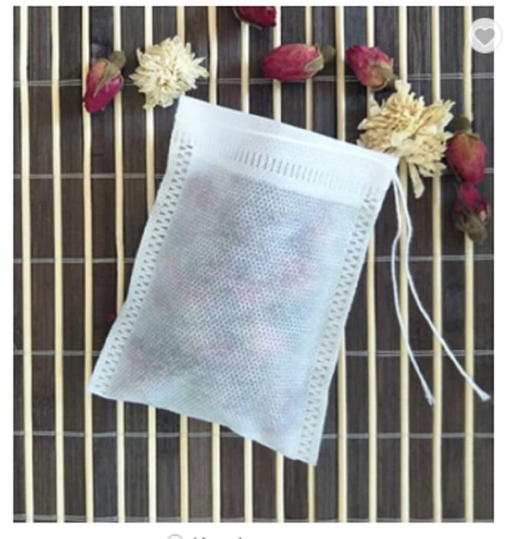 100-Pack 8×10 cm Non-Woven Disposable Tea Bags – Empty Herb & Loose Leaf Filter 4