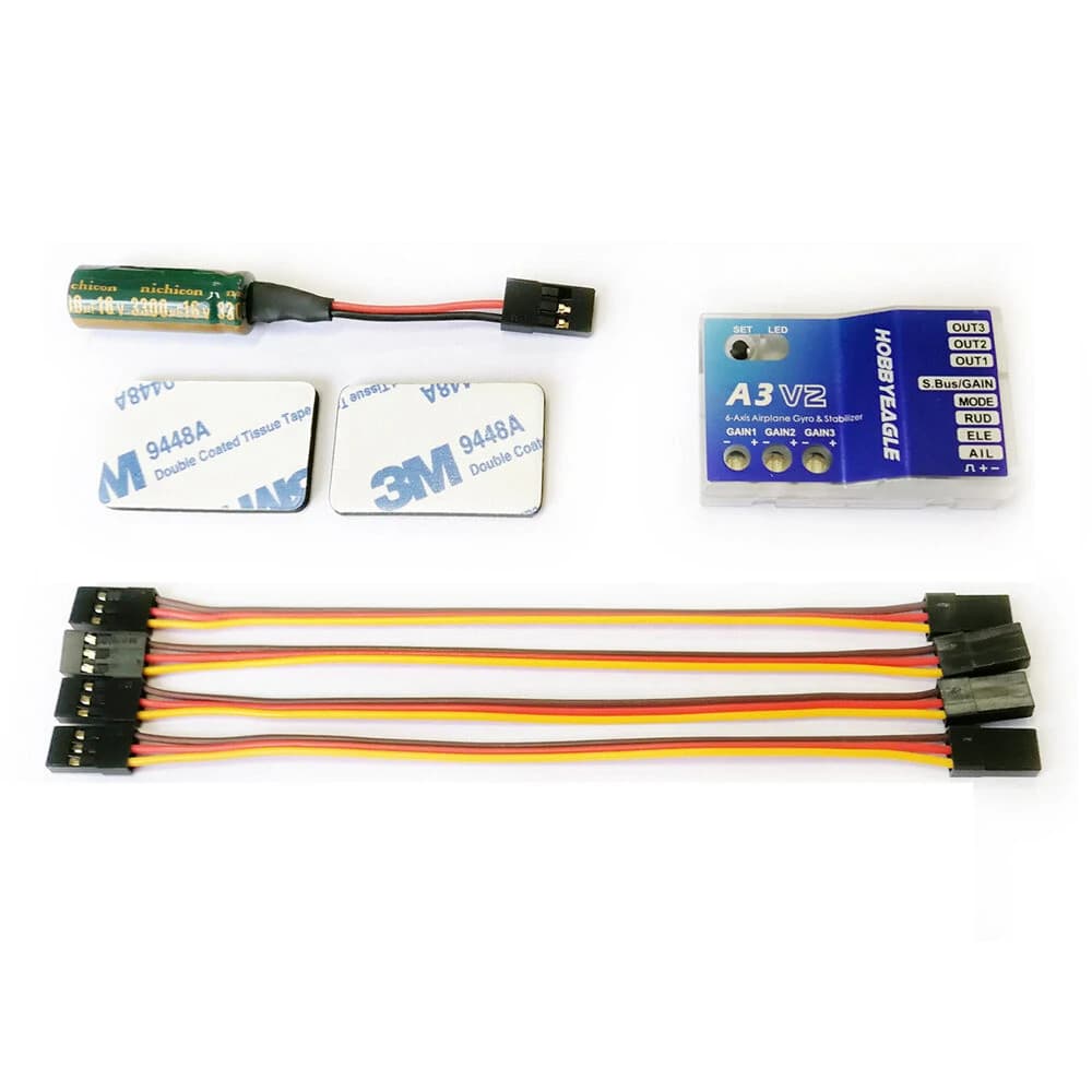 Hobby Eagle A3 V2  6 Axis Gyro Airplane RC Flight Controller Stabilizer  ✈️ 3