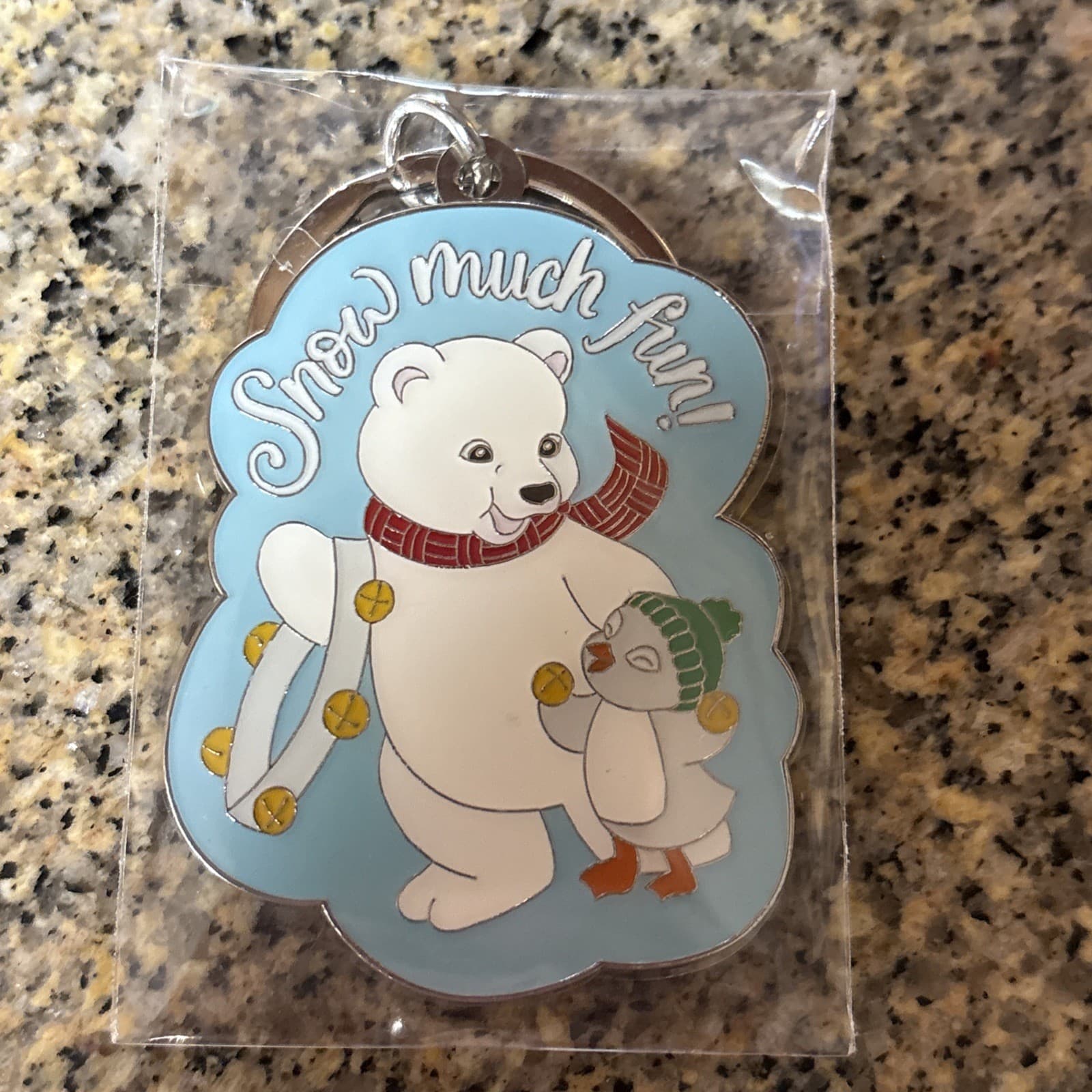 2022 Hallmark Snow Much Fun Keychain KOC Member Exclusive Snowball & Tuxedo New