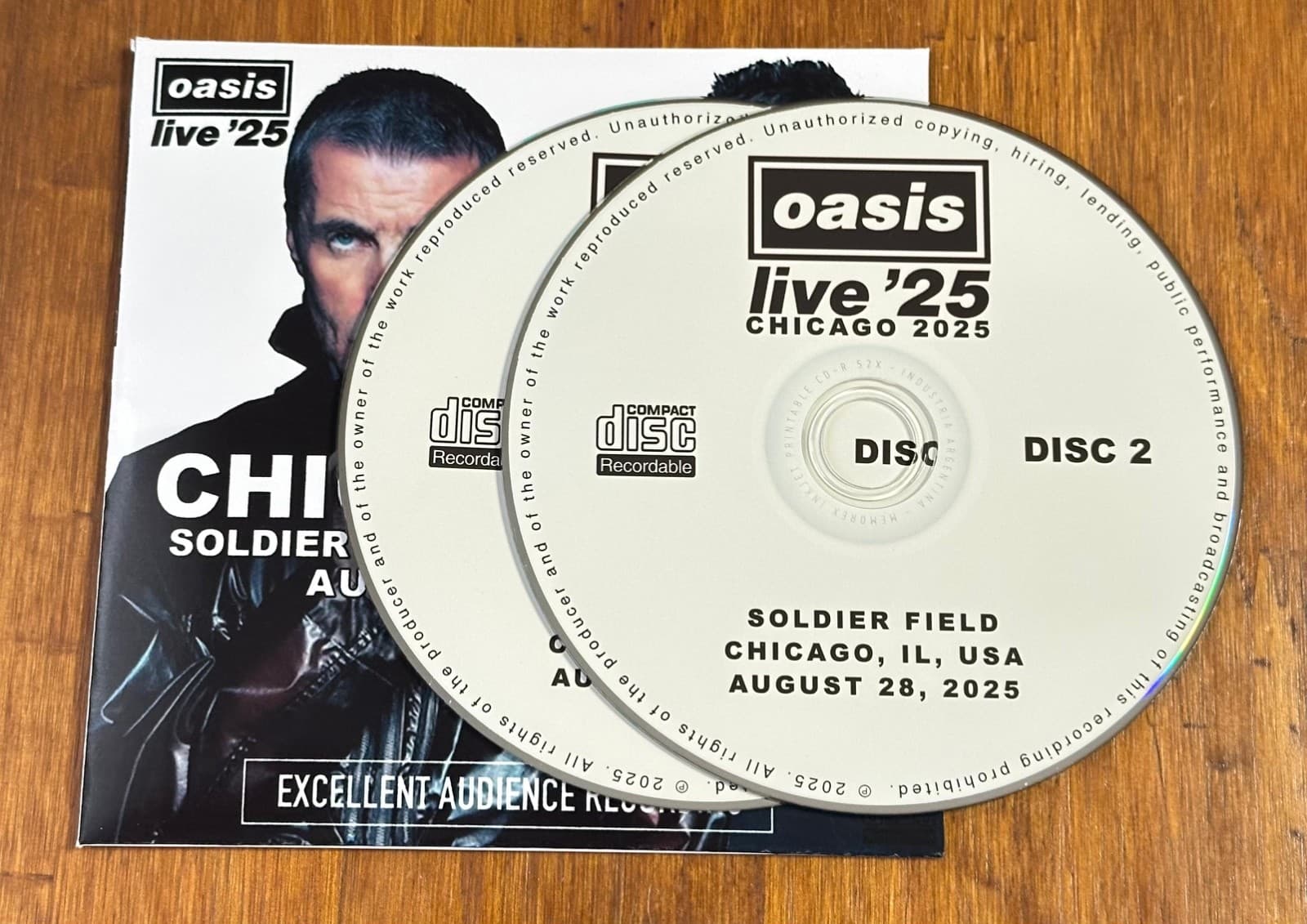 OASIS - Chicago, IL, USA 2025 - 2 CD 3
