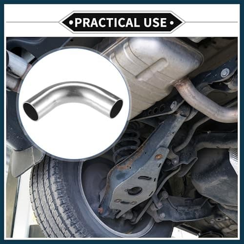 90 Degree Mandrel Bend Elbow Tube 1.25" Inch OD 4" Inch Leg Length Stainless  3