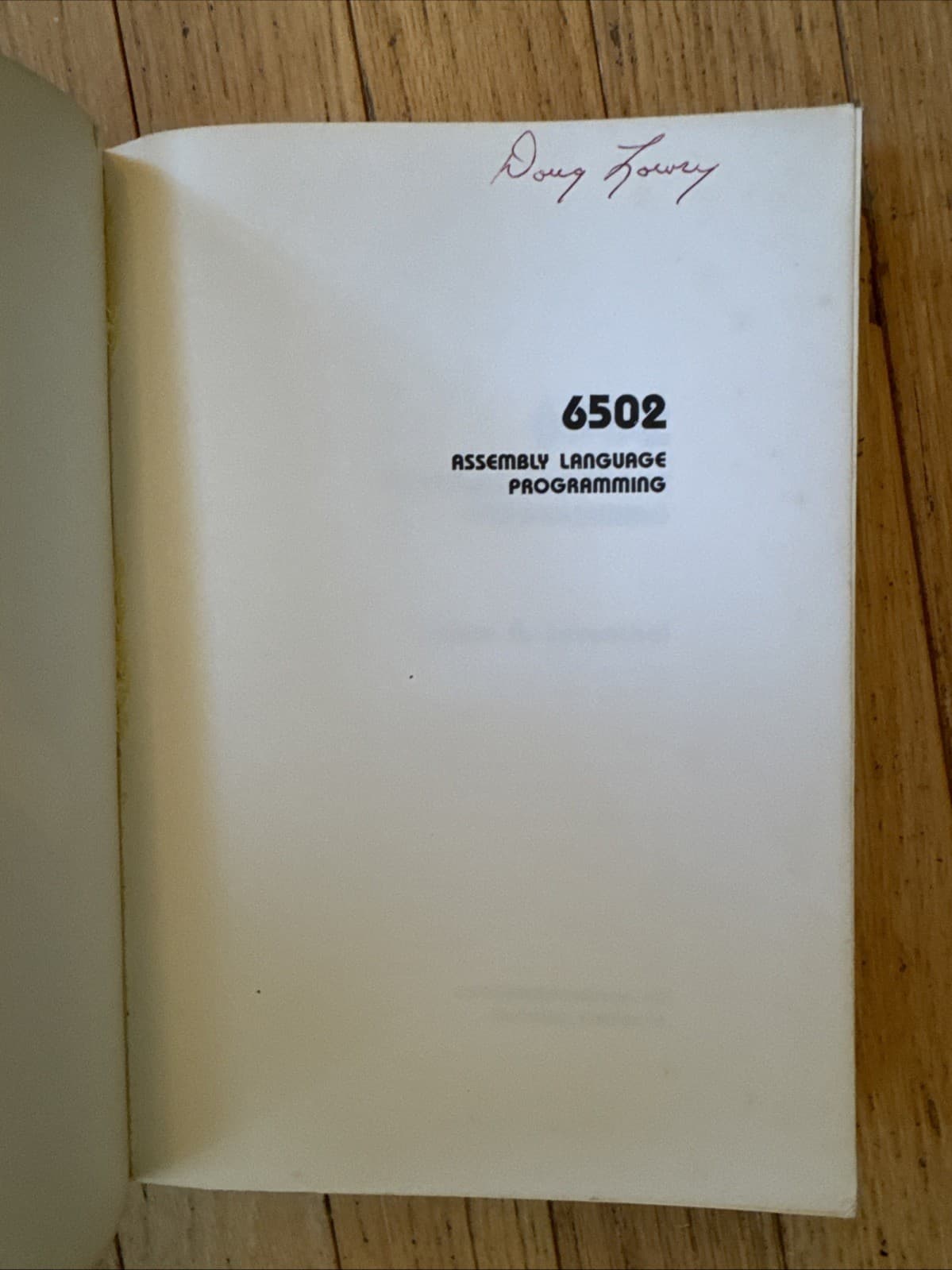 6502 assembly language programming 4