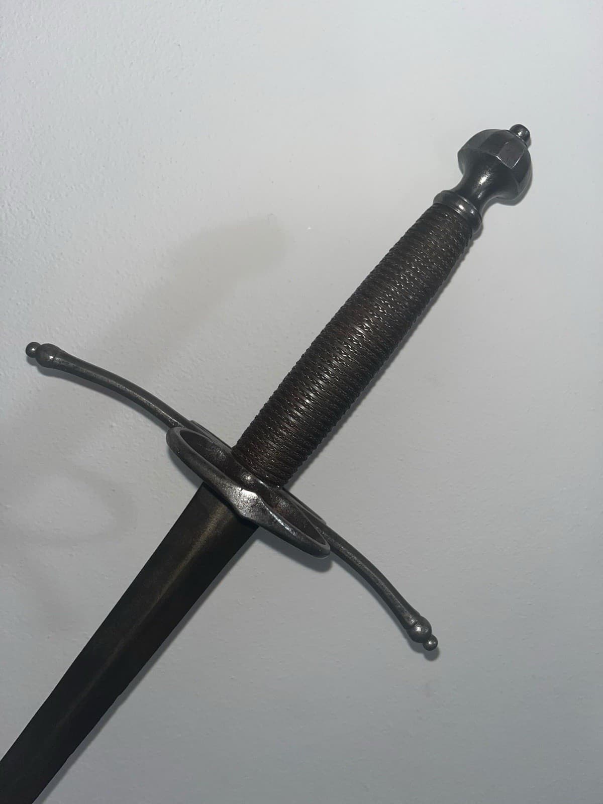 antique Fine German Or Italian Hand And Half Sword XVI Century Medieval Knight 6