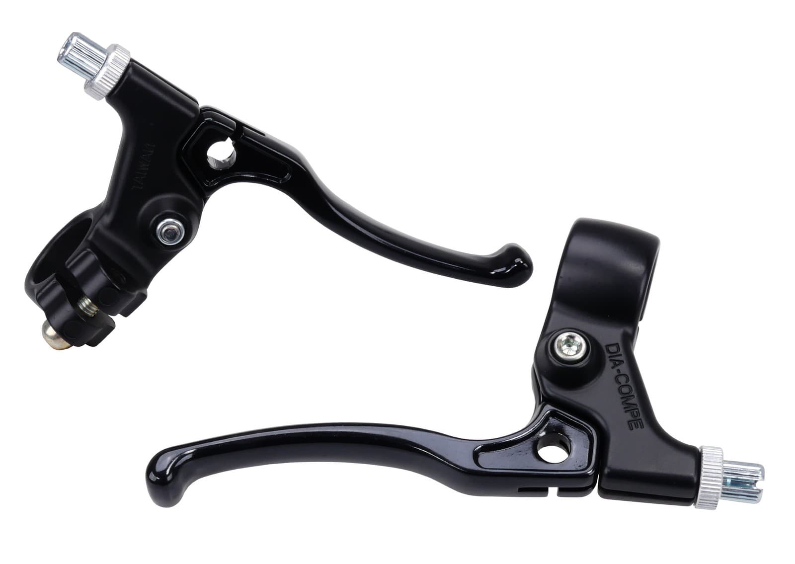 Dia-Compe Tech 5 NON-LOCKING BMX freestyle brake levers lever set - BLACK