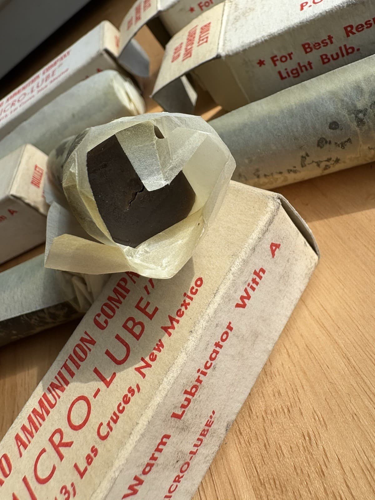 Qty 5 - Micro Lube Bullet Lube In Original Boxes By Micro Ammunition Company 4