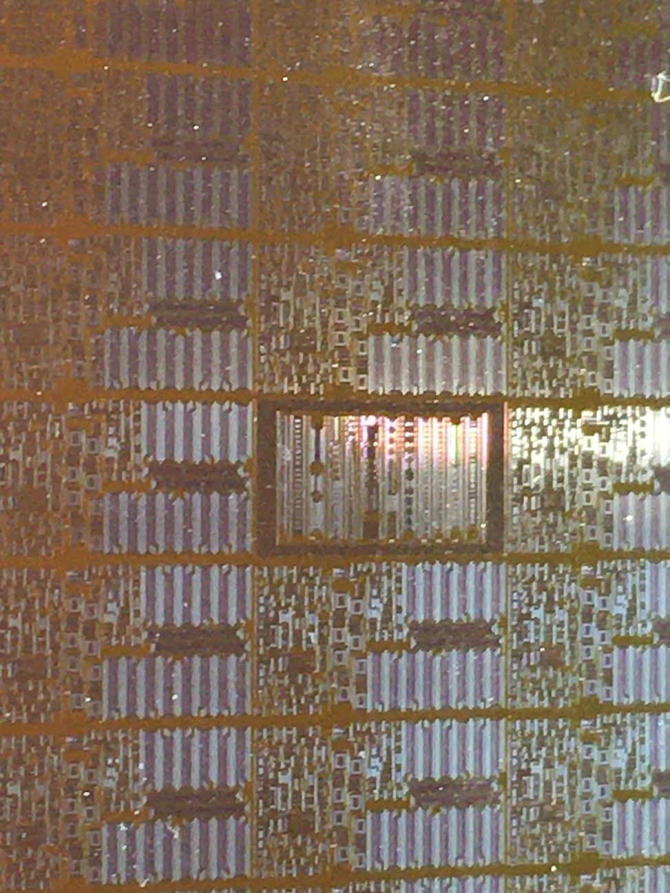 4"  Intersil General Electric? Silicon Wafer 1984   Rare Vintage CPU Chip 6