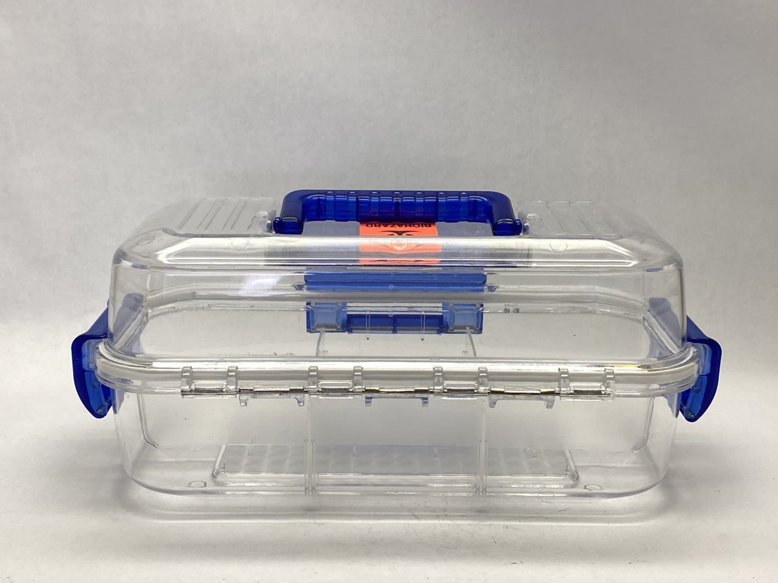 FISHERBRAND Clear/Blue Sample Specimen Transport Container Box 12-006-916 5