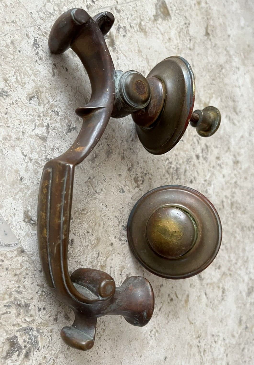 ANTIQUE c.1919 VICTORIAN EDWARDIAN BRONZE DOCTORS DOORKNOCKER 2