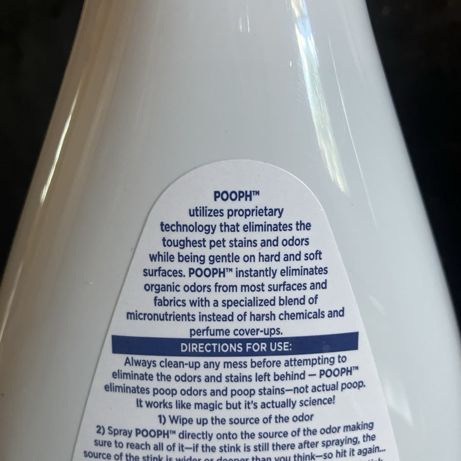 3X Pooph Pet Odor Eliminator (Large 32 oz Size) Freshener Spray For Dogs Cats 4