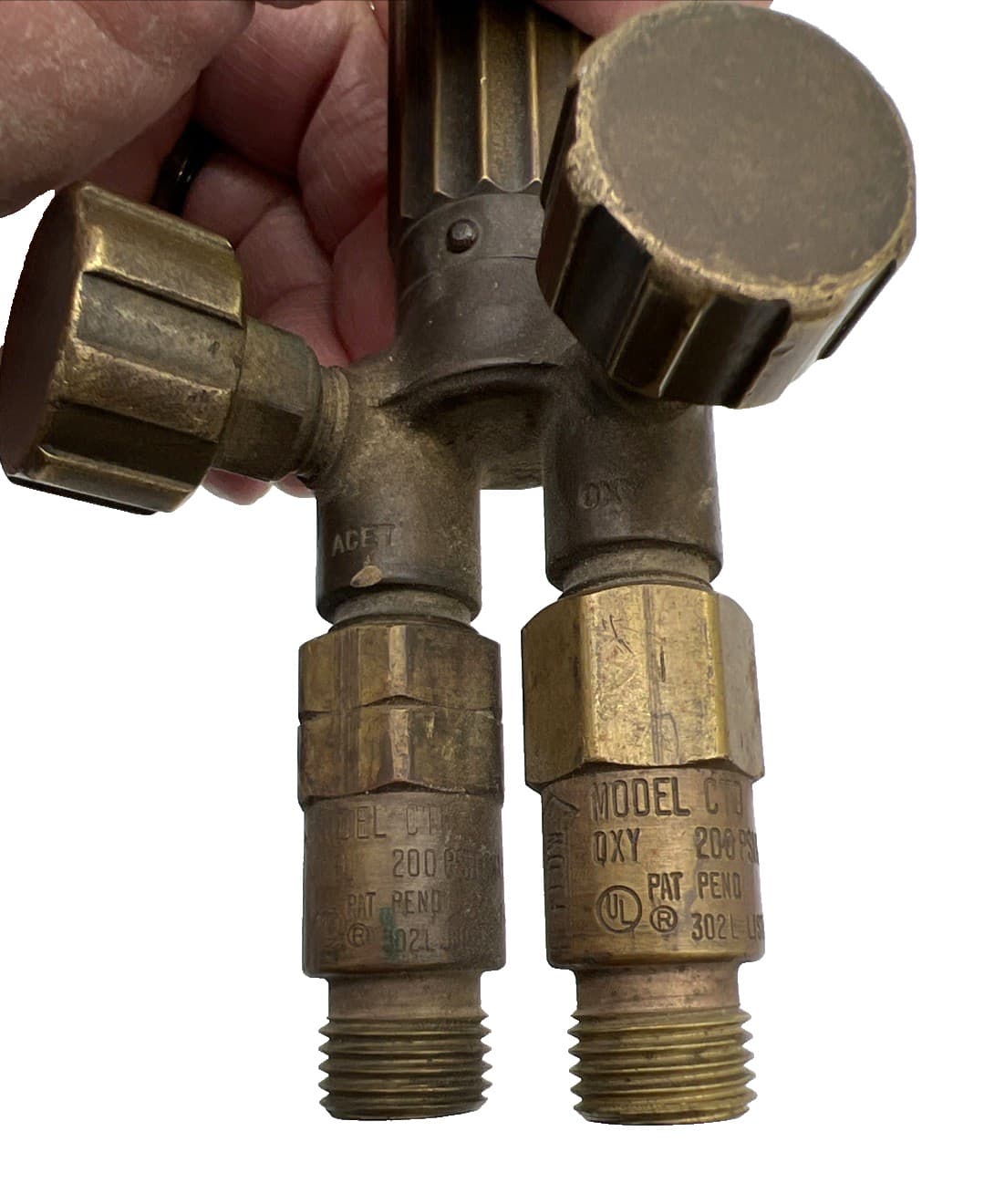 Lot of 5 Ox-Acetylene  Torch Tips & Cutting Torch Head Oxy, Air Products PARTS 3