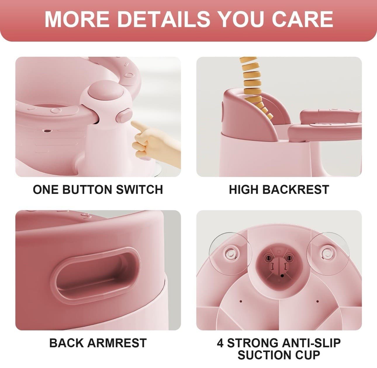 Baby Bath Seat for Babies 6 Months & Up, Bath Seats for Babies Sitting Up 6