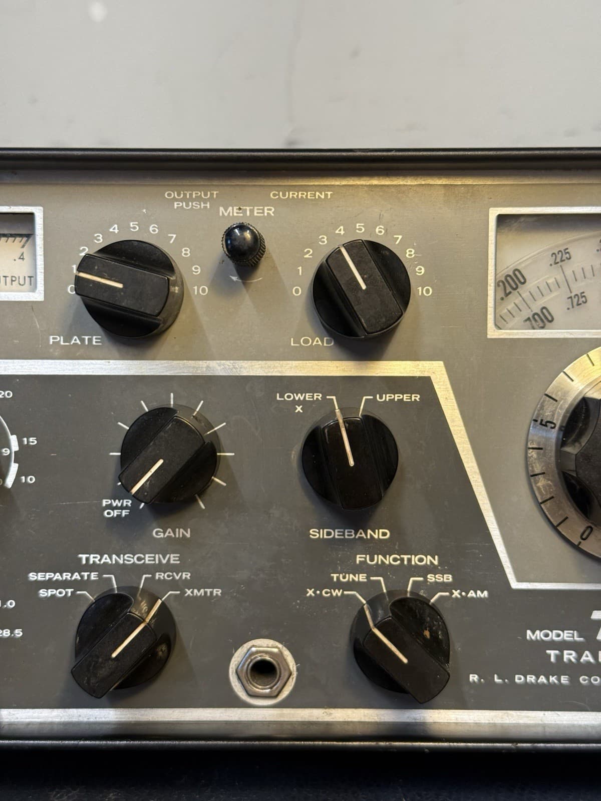 DRAKE T-4X HF TRANSMITTER (SN-11571) Working Powers On & Low Bias 4