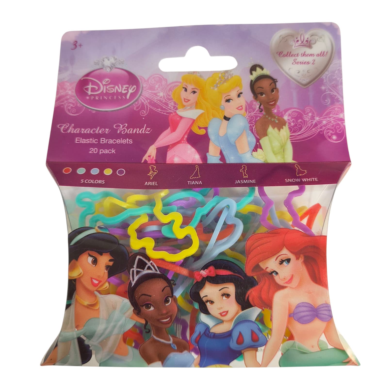 Disney Princesses Character Bandz Zany Bands Silly Bandz 20 Pack