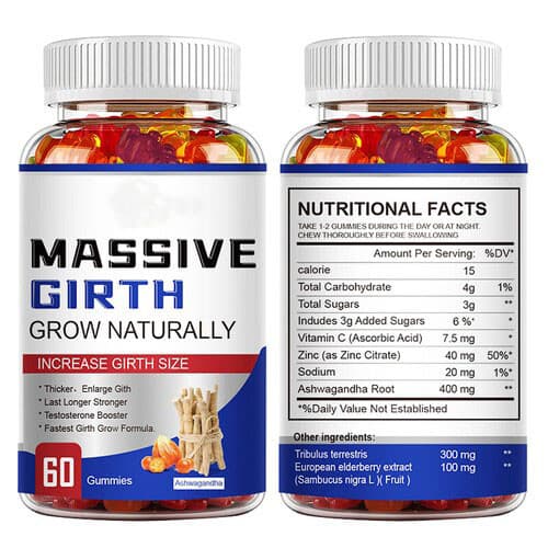 Male Enhancement Gummies Booster & Thicker Last Longer Stronger Bigger 60 Gummy 6