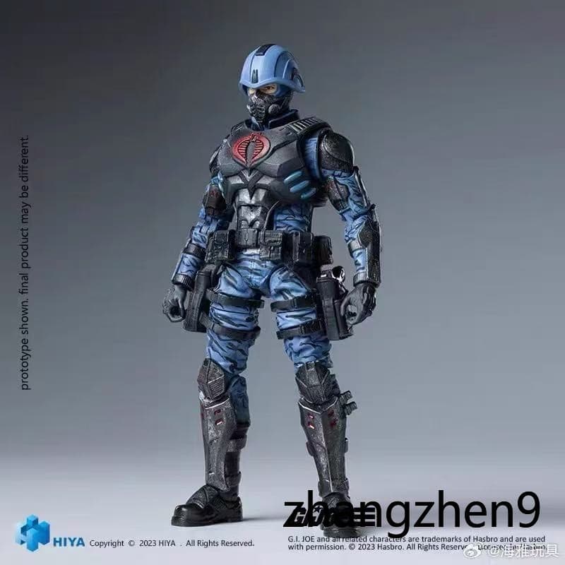 Hiya Toys g.i.joe Cobra Trooper 1/18 Exquisite Mini GI Joe Cardback retro Figure 5